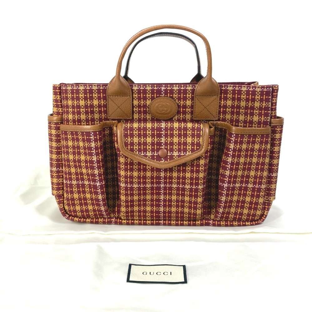GUCCI Authentic Brown Leather Tote Bag - Picture 9 of 9